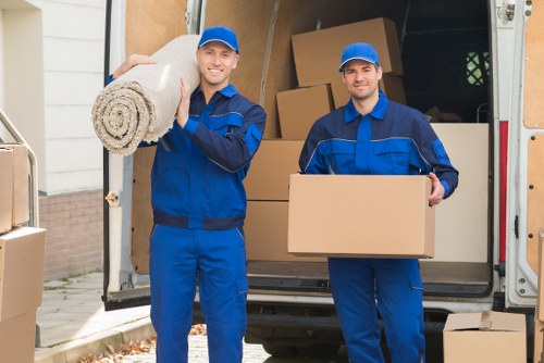 Careful handling of furniture during a small move in Winchmorehill