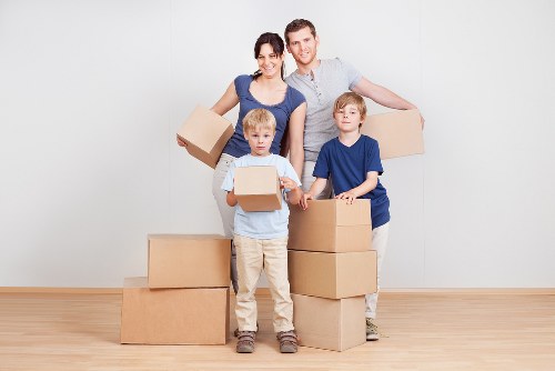 Winchmorehill Storage facility overview with organized storage units