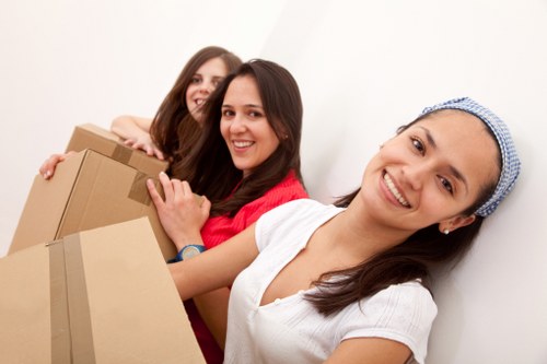 Careful loading of furniture for removals in Winchmorehill